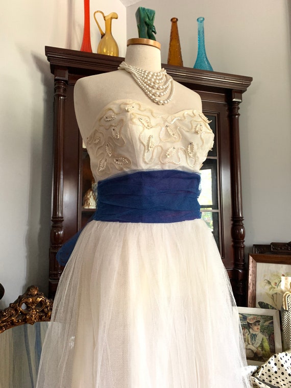 1950s tulle dress
