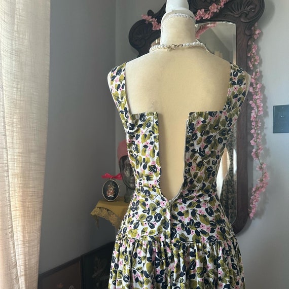 1950s Saks Fifth Avenue Dress, 50s Spring Dress, … - image 7