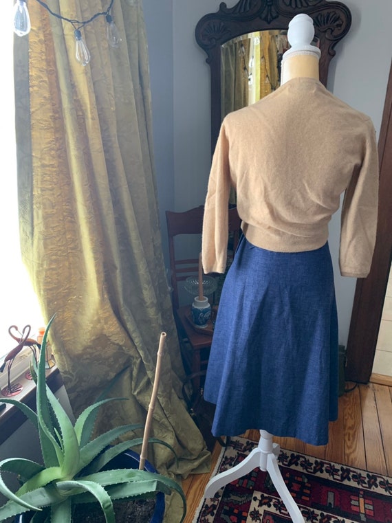 Vintage Bird Skirt, Novelty Cardinal Skirt, Vinta… - image 3