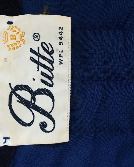 Blue Velvet Jacket, 70s Blue Velvet Blazer, Vinta… - image 10