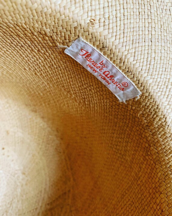 50s Straw Hat, 40s Straw Hat, Vegetable Straw Hat… - image 10