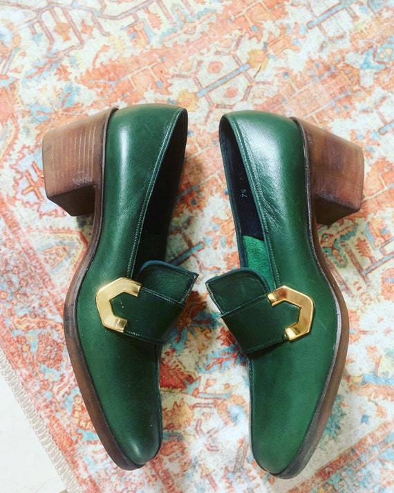 asos green shoes