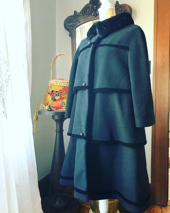 Vintage Lilli Ann Coat, 50s Lilli Ann Coat, 60s Li