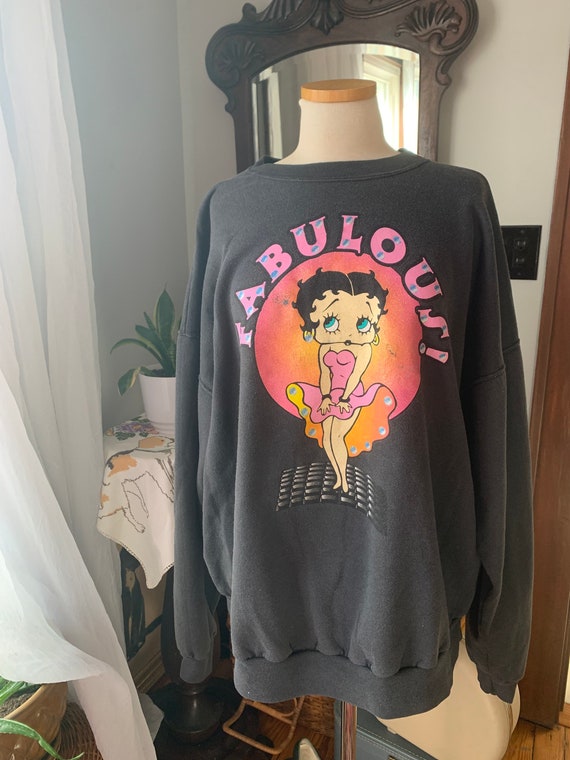 90s Betty Boop Graphic Sweater, Fabulous Betty Bo… - image 8