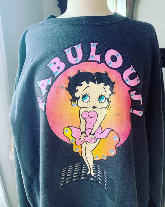 90s Betty Boop Graphic Sweater, Fabulous Betty Bo… - image 9