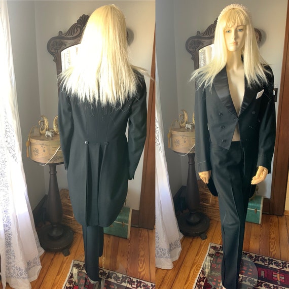 1930s Fred Astaire Style Tuxedo, Formal Tuxedo, Lo