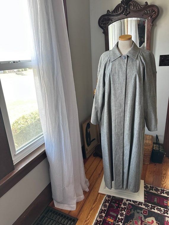 Vintage Grey Count Romi Jacket, Long Grey Trench … - image 9