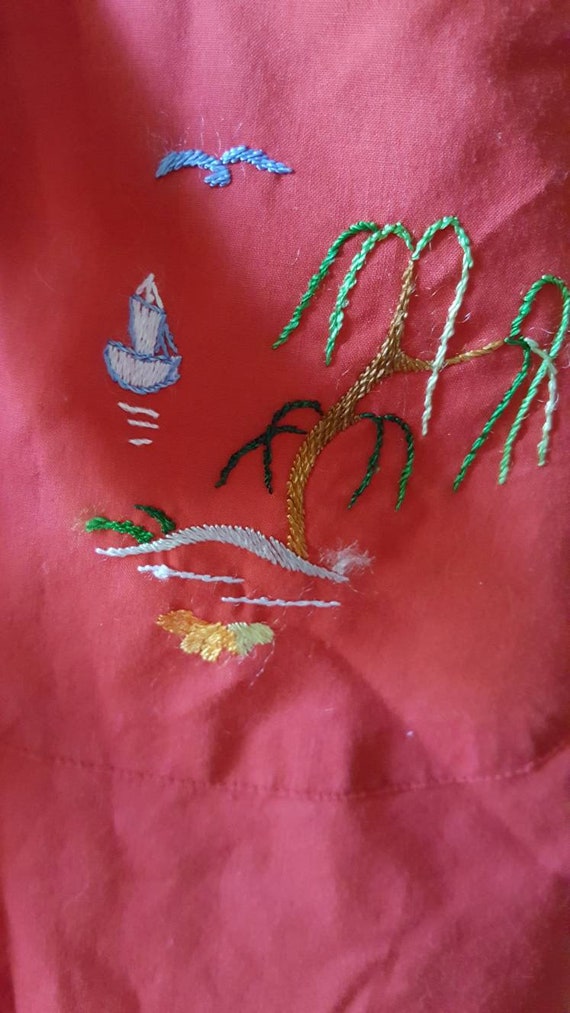 Vintage Embroidered Kimono, Vintage Asian Kimono,… - image 4