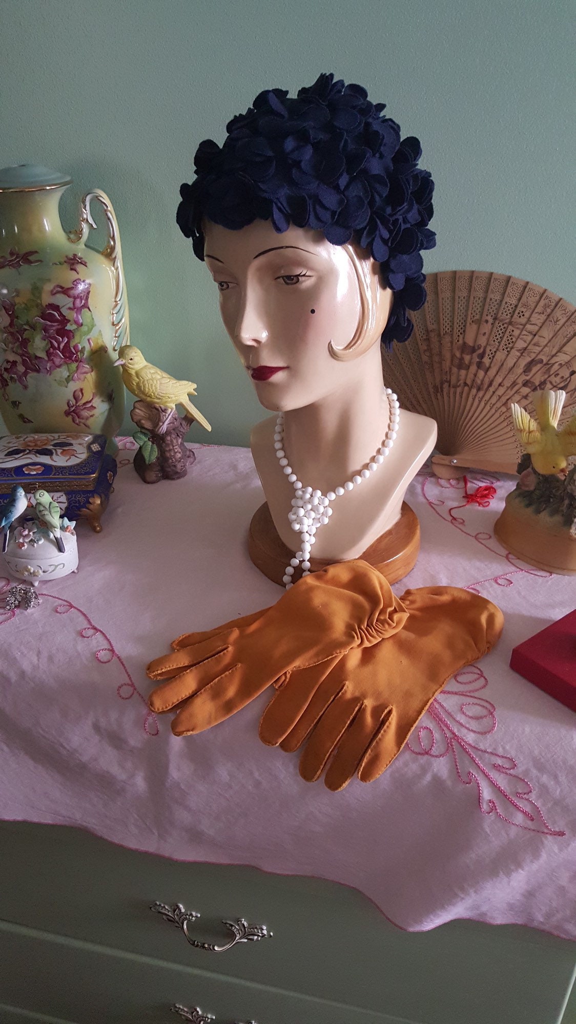 40s Mustard Gloves 1940s Mustard Yellow Gloves 1950s Golden Etsy