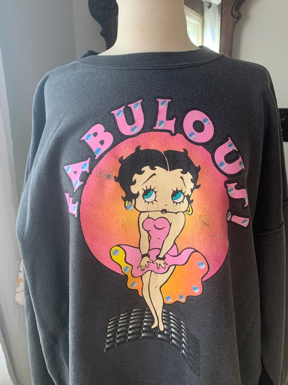 90s Betty Boop Graphic Sweater, Fabulous Betty Bo… - image 4