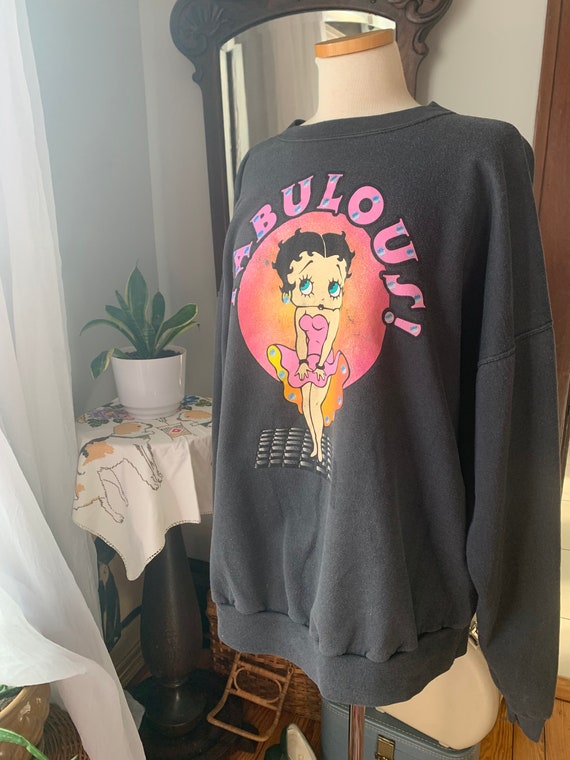 90s Betty Boop Graphic Sweater, Fabulous Betty Bo… - image 5