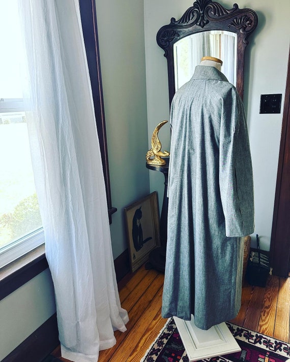 Vintage Grey Count Romi Jacket, Long Grey Trench … - image 10