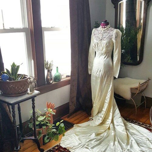 1930s Wedding Dress - Etsy