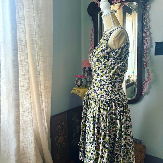 1950s Saks Fifth Avenue Dress, 50s Spring Dress, … - image 8