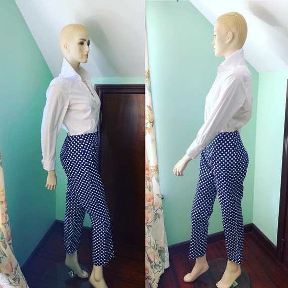 Vintage 50s 60s Cigarette Pants, Vintage Spring Pa