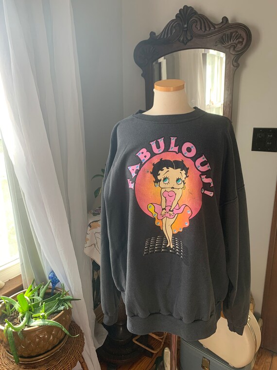 90s Betty Boop Graphic Sweater, Fabulous Betty Bo… - image 7