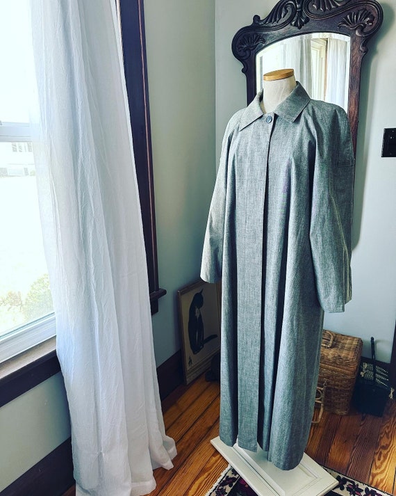 Vintage Grey Count Romi Jacket, Long Grey Trench … - image 1