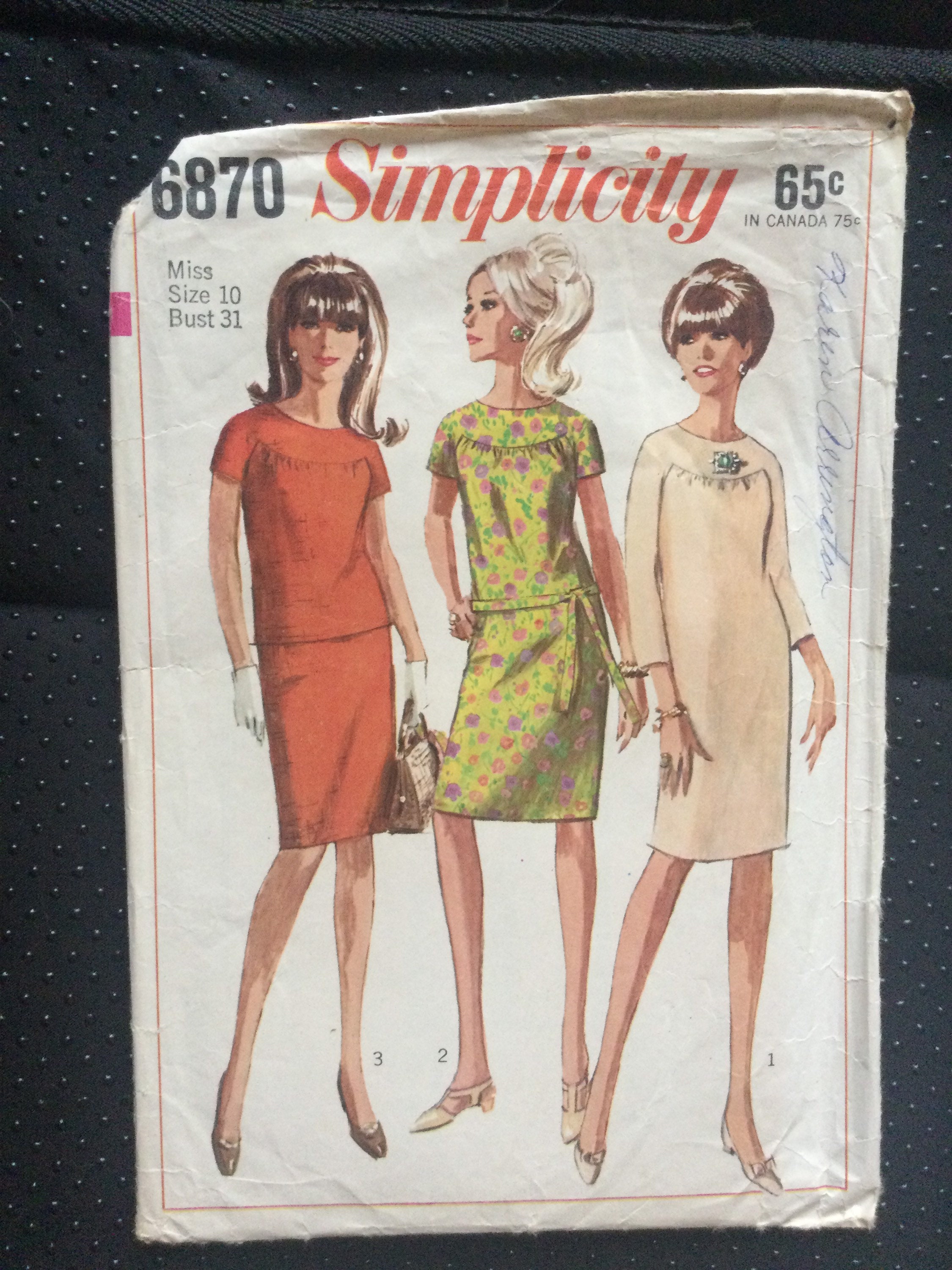 1960s Vintage Simplicity Patterns Vintage Simplicity Sewing | Etsy