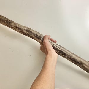 27” Long Driftwood Piece for Macrame Rod : Driftwood Topper for Wall Hanging | Mobile Dowel | Weaving Supply | Wood Stick for Dream Catcher