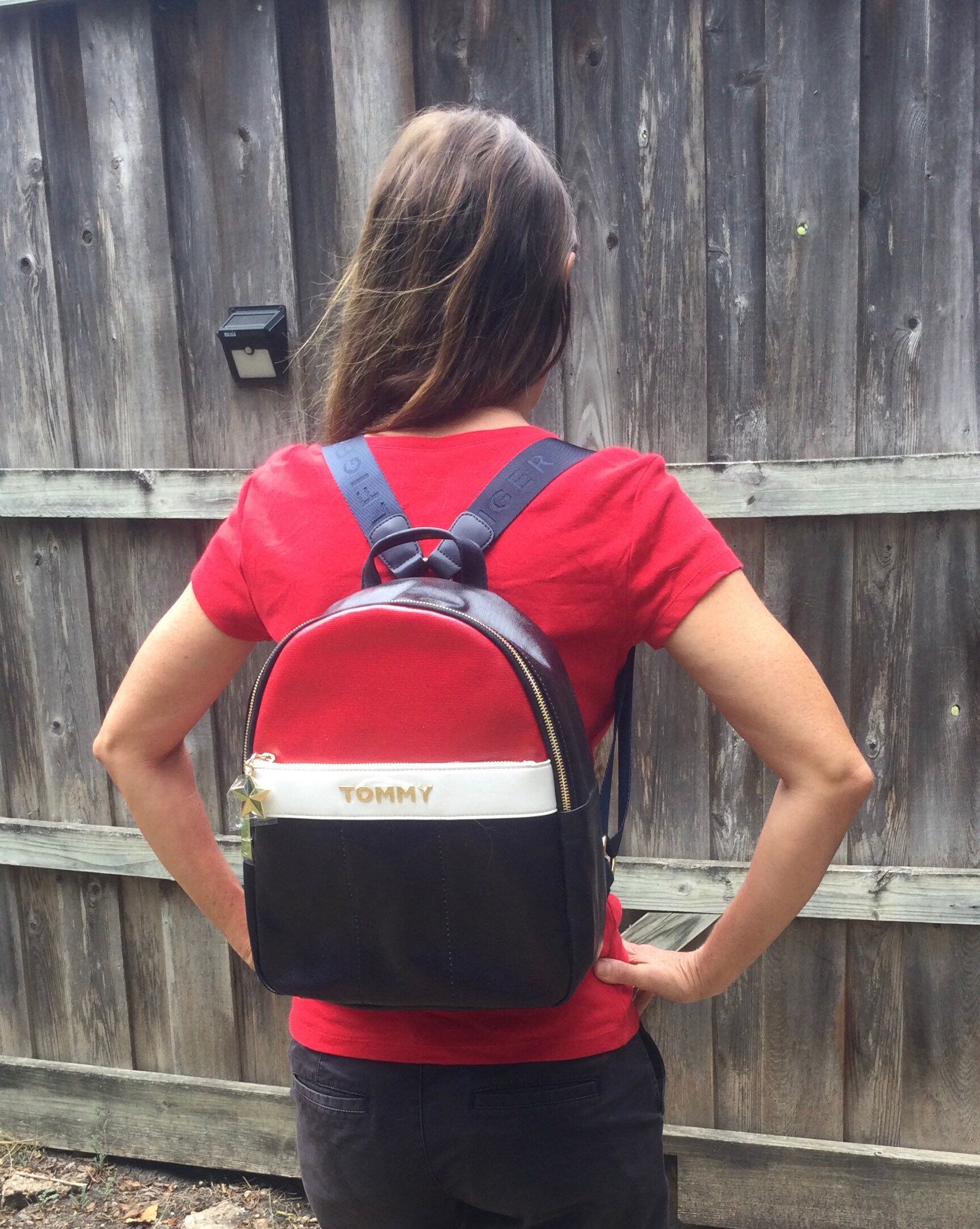 Backpack purse tommy hilfiger sale