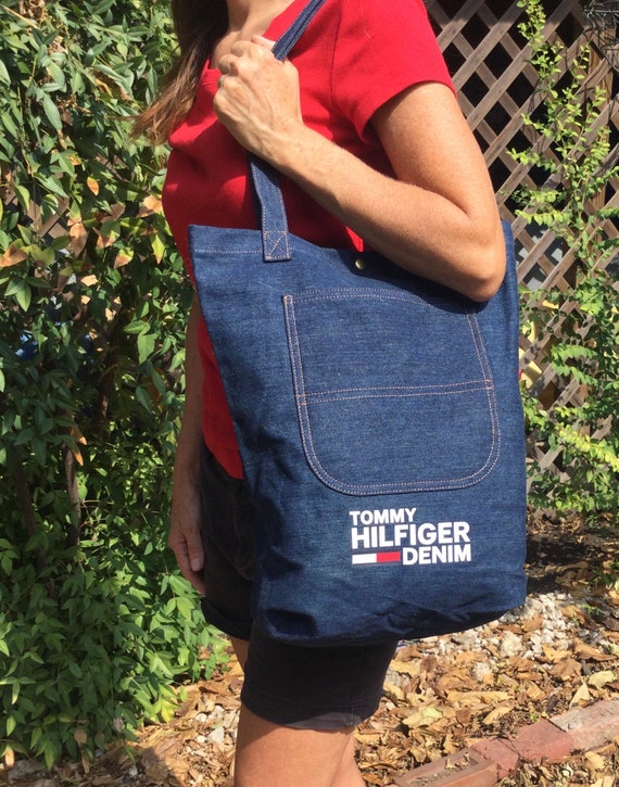 Tote Bag Tommy Hilfiger Denim Back to School Book Bag - Etsy