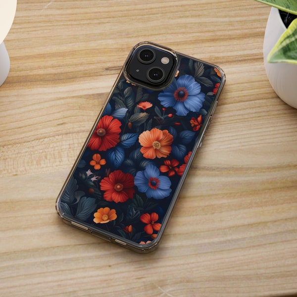 Beautiful Flowers Floral iPhone 15 Tpu Case, Phone case For iPhone 14 13 12 Mini Case 11 12 15 Pro Max SE X XR XS Max 7 8 Plus iPhone Cover