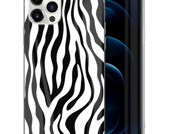 Personalized Gift For Her Birthday Furry Zebra Apple iPhone 8 Plus iPhone 7 Plus Leather Case FREE Engraving Animal Print /& Pattern Cover