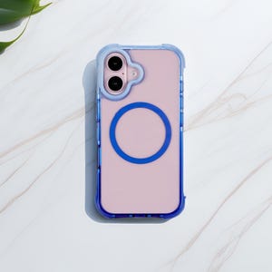 iPhone 16 Pro Max Defender TPU Case, iPhone 16 Plus Mag Safe Compatible Casing, iPhone Military Grade TPE Bumper Strip Shock Absorbent Case