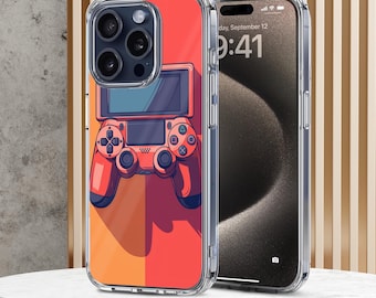 Duidelijk iPhone-hoesje, gamingconsole iPhone 15 14 13 12 11 Plus Pro Max TPU-hoesje, Samsung Galaxy S20 S21 S22 Ultra-hoesje, iPhone-behuizing gamers