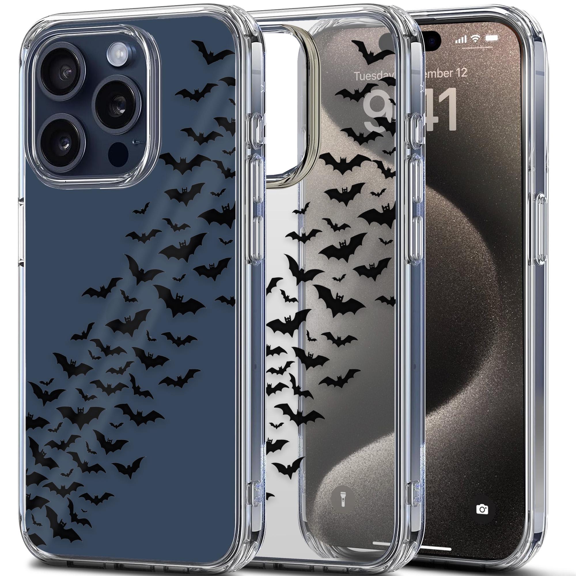 Custodia per iPhone 15 Plus progettata trasparente con motivo di