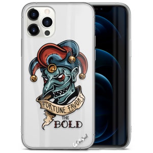 iPhone Clear Case, The Joker iPhone 15 14 13 12 11 SE Plus Pro Max Mini TPU Case, Samsung Galaxy S21 S22 Ultra Case, Premium iPhone Case