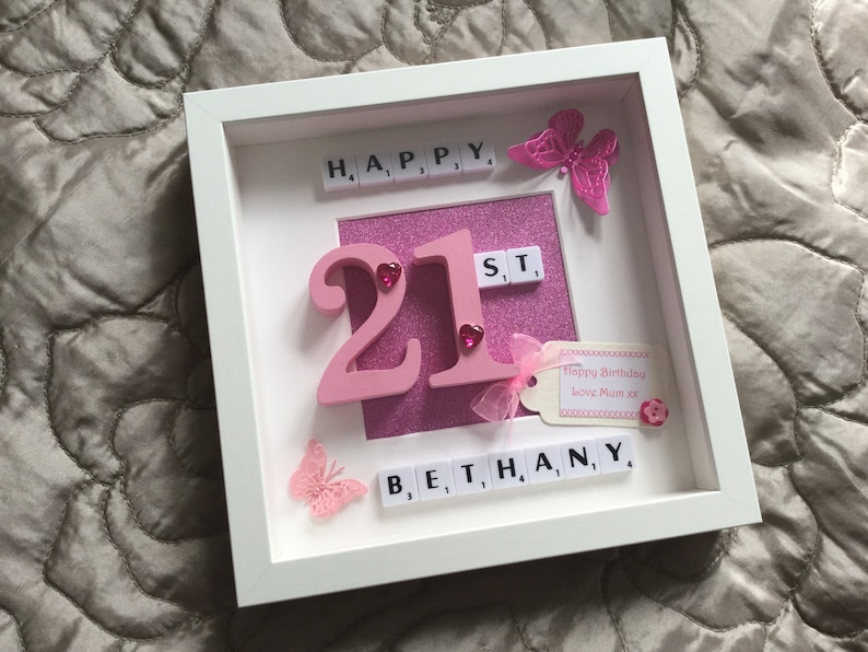 Picture Number 40 50 Scrabble Tile Mum Sister Daughter Nanna Grandma Grann Auntie Aunty Personalised 18 Milestone 21 30 Friend