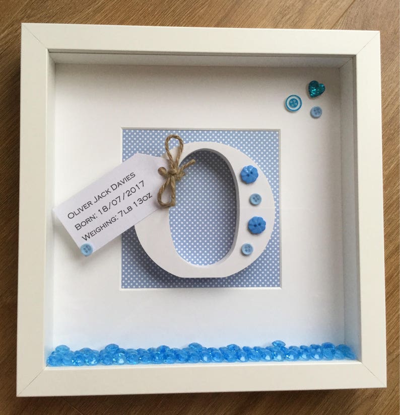 Download New Baby Gift Nursery Gift 3d Keepsake Baby Shower Gift Baptism Gift Personalised Boysgirls Christening Gift Scrabble Tile Gift Frame Frames Craft Supplies Tools Kromasol Com