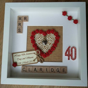 ruby wedding anniversary gifts for mum and dad