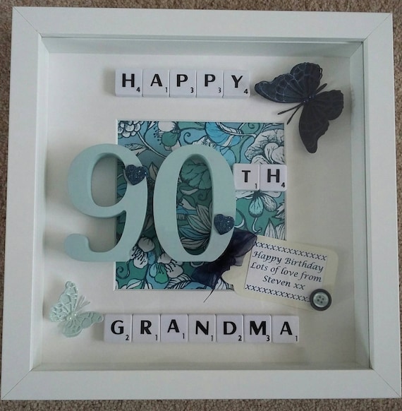 Picture Number 40 50 Scrabble Tile Mum Sister Daughter Nanna Grandma Grann Auntie Aunty Personalised 18 Milestone 21 30 Friend