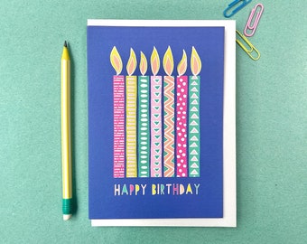 Candles Birthday Card, Anna Treliving Card