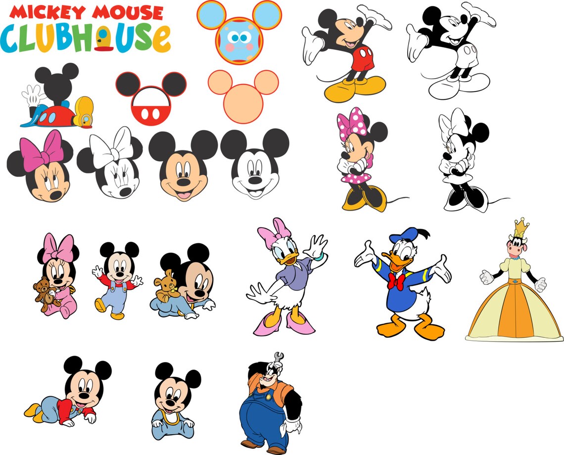 Mickey Mouse Clubhouse SVG for Cricut - Etsy