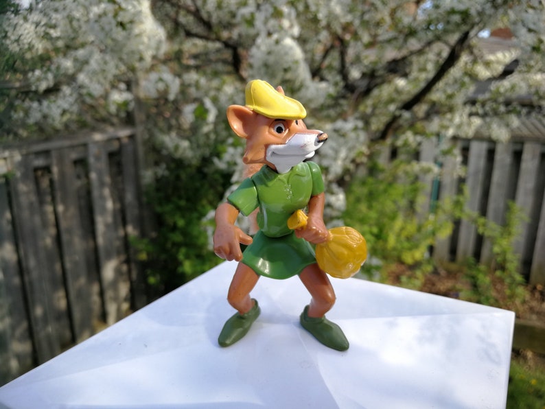 Upcycled Toy Disney Robin Hood Fox Cake Topper Or Christmas Etsy