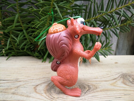 Upcycled Toy Squirrel Scrat From Ice Age Christmas Tree Etsy