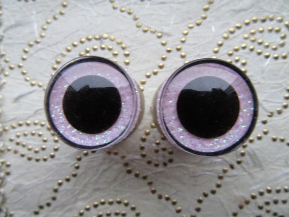 Beanie Boo 20 Mm Purple Colored Eyes, Sparkling Safety Eyes Purple
