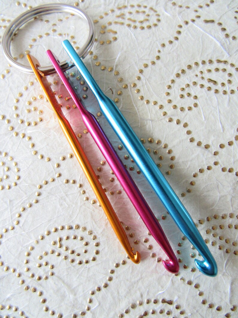 crochets \u00e0 crochets \u00e0 cl\u00e9 mini crochet hooks mini 3 sizes,keychain H\u00e4kelhaken mini crochet hooks mini Keychain mini crochet hooks