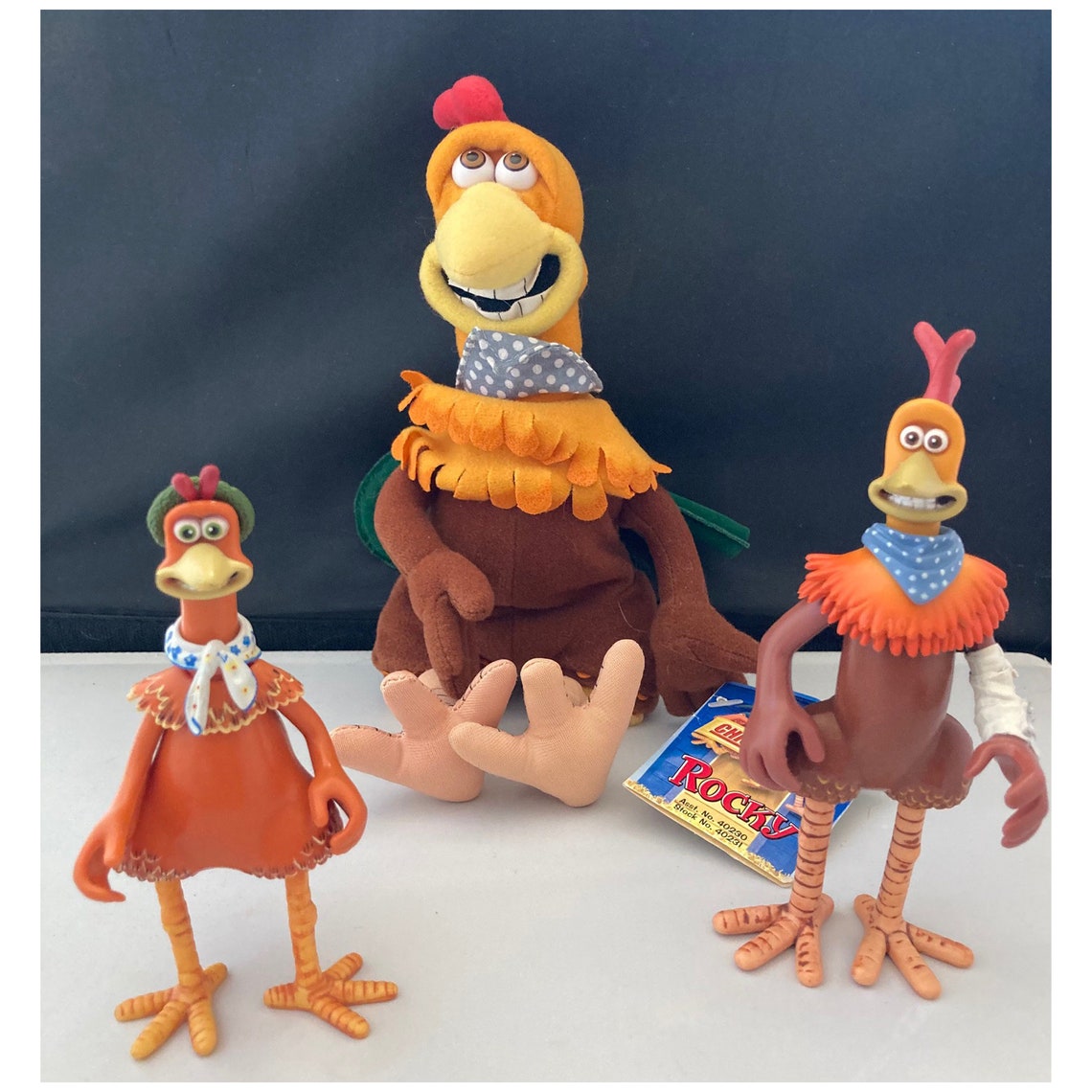 Vintage Chicken Run with 30 Rocky Plush Toy Etsy