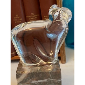 Dansk • Austria Lead Crystal Ram • 3.5&quot;