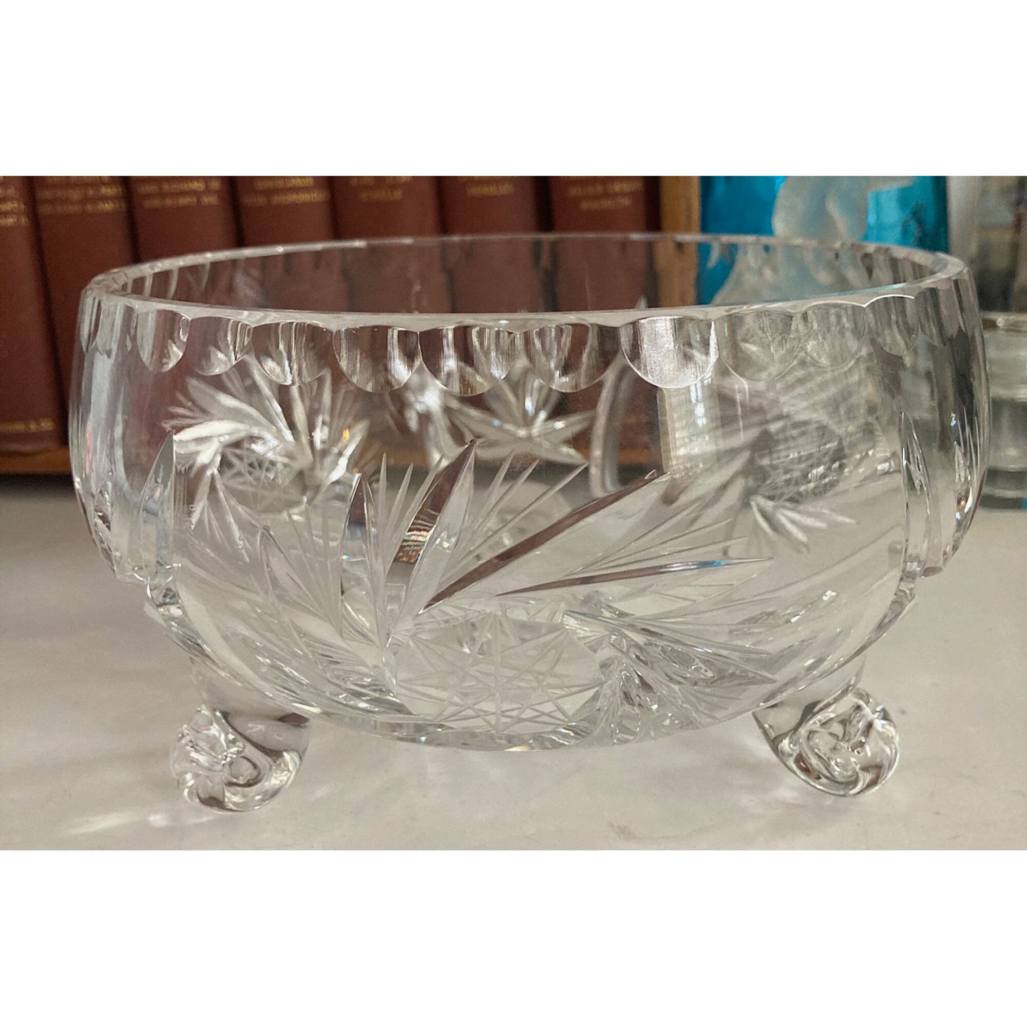 Böhmisches Kristallglas Tschechien - verres vintage, verres à vin