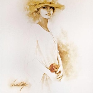 Vintage • Sara Moon • Personally Signed Print &quot;Romantic&quot; • 16&quot; x 20&quot;