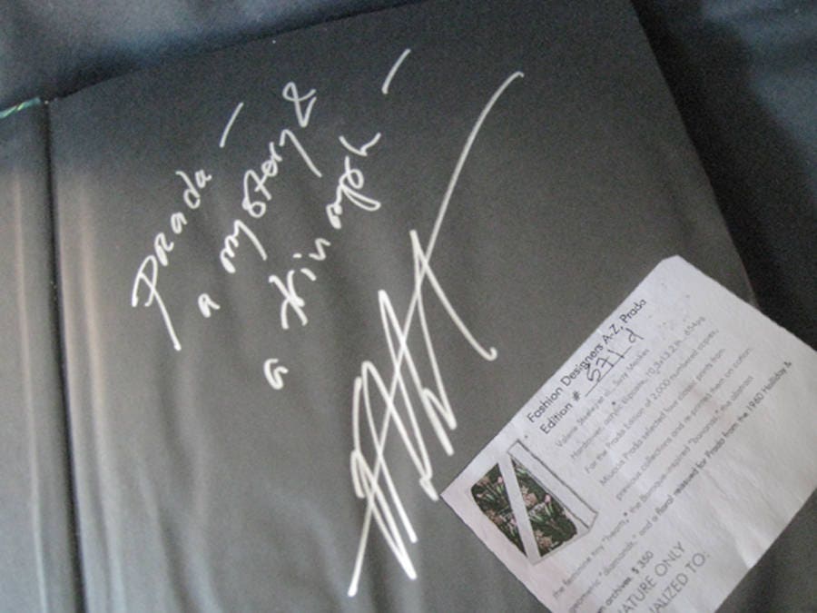 PRADA Edition Book #0571 D Signed 1960 Fashion Designers A-Z