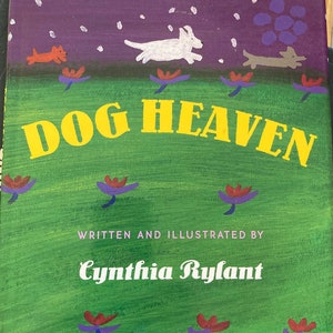 Vintage First Printing 1995 Dog Heaven by Cynthia RylantVintage First Printing 1995 Dog Heaven by Cynthia Rylant