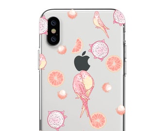 Cockatoo, pink parrot, lovebird, Phone Case,  iPhone full series, Samsung, iphone 14