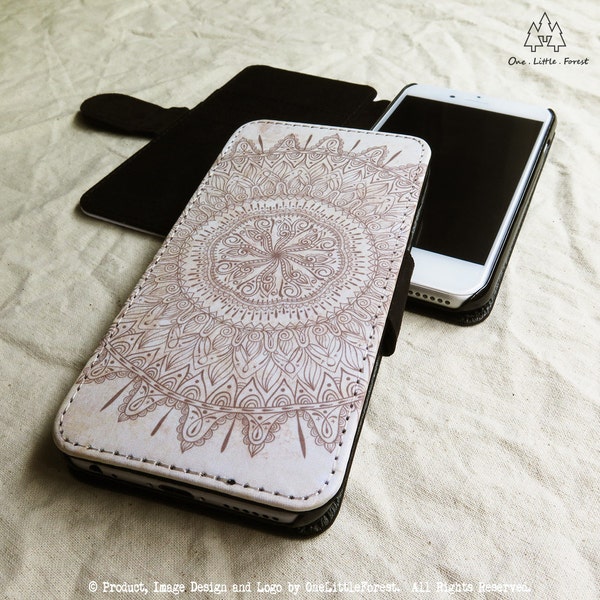 TRIBAL MOTIF iPhone Wallet. Bali iPhone 6 Wallet. Boho Wallet. Beach iPhone 5 Wallet. Bohemian iPhone 5C Wallet. Ethnic iP4.