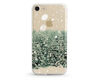 Winter Wonderland, Clear Soft Phone Case,  iPhone 12, 11 Pro Max, iPhoneXs, Xr, iPhone 8, iPhone 7plus, iPhone 6, iPhoneSE, Samsung